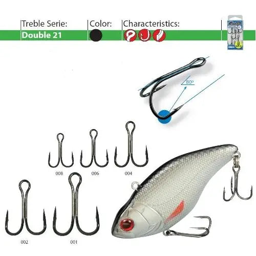 Gamakatsu Carlige Duble Dbl21 Bl 5buc.pl, Nr.2