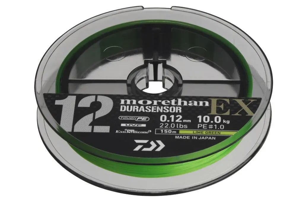 Fir Textil Daiwa Fir Morethan 12braid Ex+si3 012mm/10kg/150m Lime Green