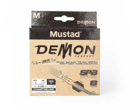 Fir Textil Mustad Fir Demon Perfect Braid 8 Chart. 020mm/11,3kg/150m