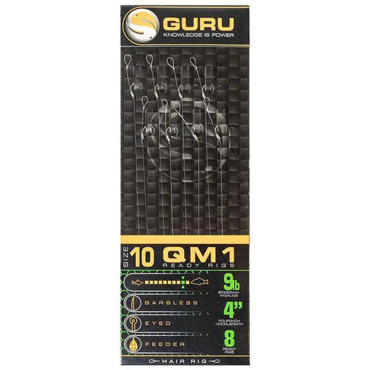Carlige Guru Mont.carlig Qm1 Standard Hair Nr.12 022mm 8buc/Pl