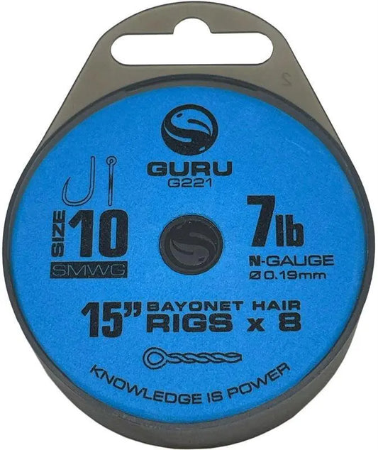 Carlige Guru Mont.bayonets Carlig Nr.10 022mm/38cm 8buc/Pl