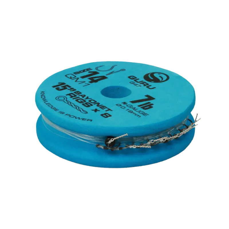 Carlige Guru Mont. Bayonets Qm1 Carlig Nr.12 022mm/38cm 8buc/Pl