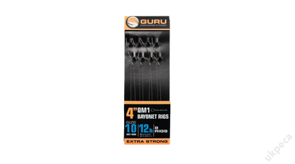 Carlige Guru Mont. Bayonets Qm1 Carlig Nr.12 019mm/10cm 8buc/Pl