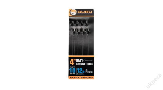 Carlige Guru Mont. Bayonets Qm1 Carlig Nr.12 019mm/10cm 8buc/Pl