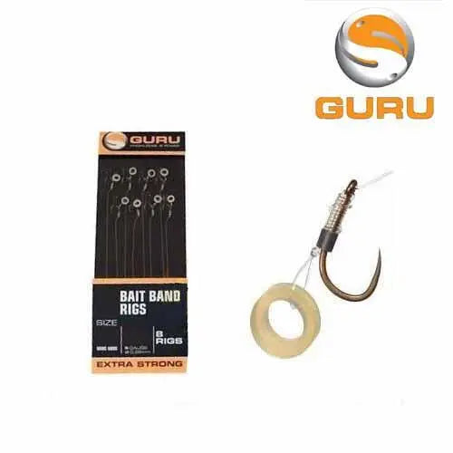 Carlige Guru Mont. Bait Bands Carlig Nr.18 015mm/38cm 8buc/Pl