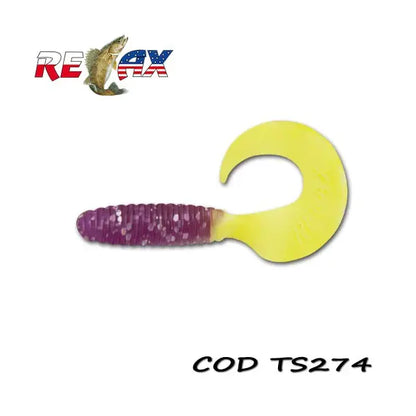 Naluca Soft Relax Twister 9cm Standard Relax (4buc/Plic) : Culoare - Ts274
