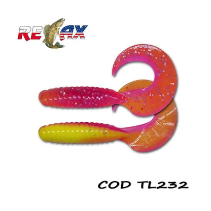 Naluca Soft Relax Twister 9cm Laminat Relax(4buc/Plic) : Culoare - Tl232