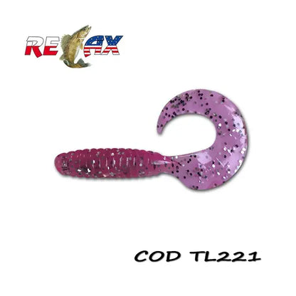 Naluca Soft Relax Twister 9cm Laminat Relax(4buc/Plic) : Culoare - Tl221