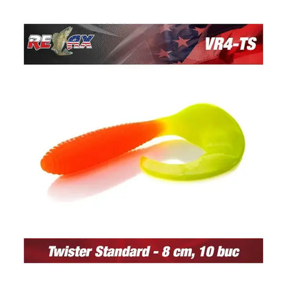 Naluca Soft Relax Twister 8cm Standard Relax (4buc/Plic) : Culoare - Ts500