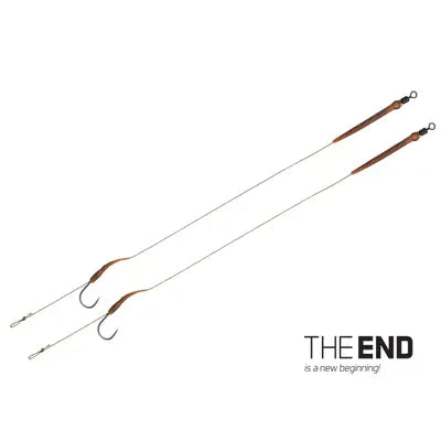 Montură Delphin The End Boilie Rig / 2buc 20cm/25lbs/#4