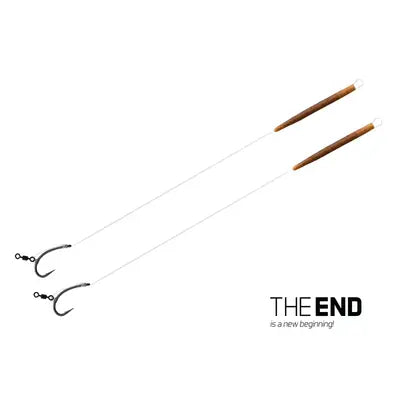 Montură Delphin The End D-Rig / 2buc 20 cm / 17lbs / #6