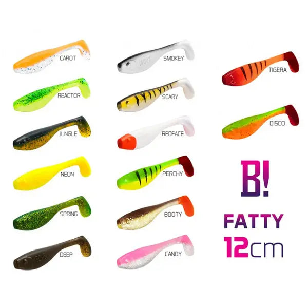 Nălucă Soft Bomb! Fatty / 5buc 12cm/NEON
