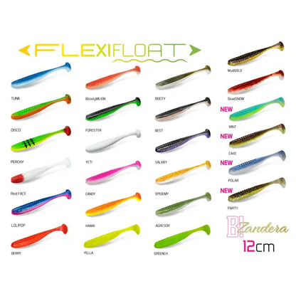 Nălucă Soft Delphin Zandera Flexifloat Uvs / 5buc 12cm/YETI