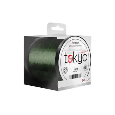 Fir Monofilament Monofilament Delphin Tokyo Verde 0,369mm 10,0kg 1000m