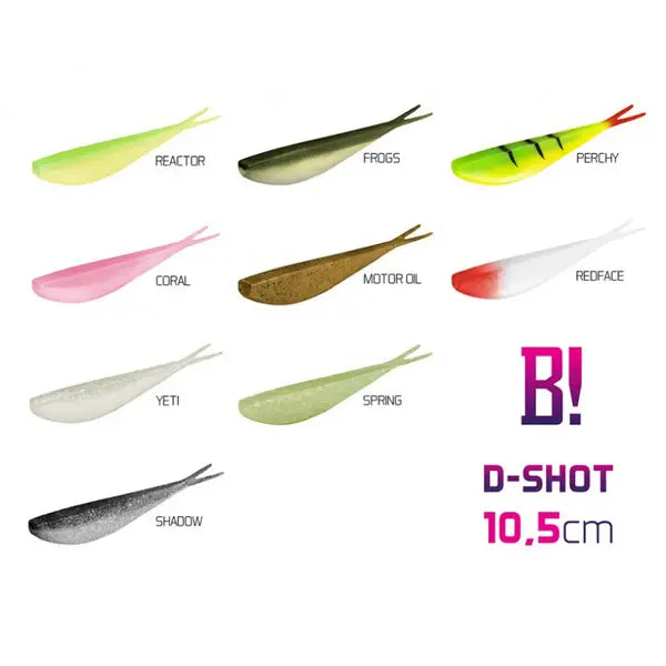 Nălucă Soft Bomb! D-Shot / 5buc 10,5cm/Spring