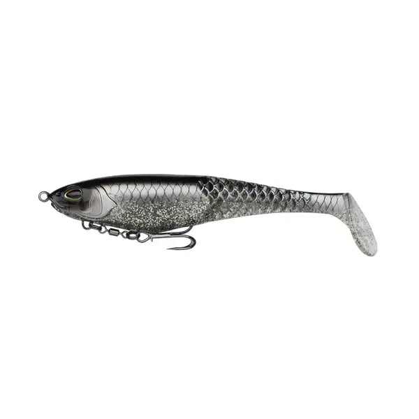 Nălucă soft Berkley Powerbait® Cullshad Shallow 15 Cm 34 G Sinking Black Ghost