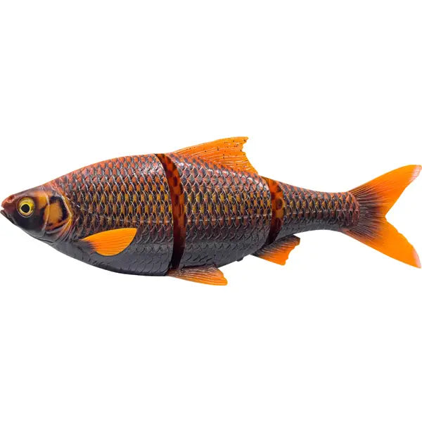 Nălucă soft Savage Gear 3d Line Thru Roach 18 Cm 86 G Sinking Black Orange
