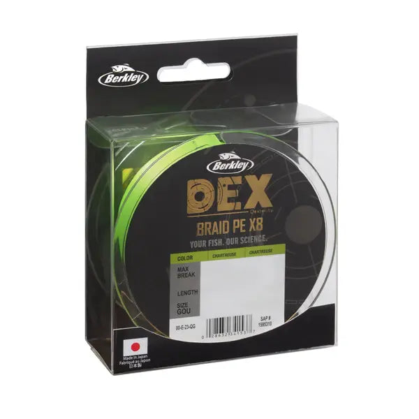 Fir textil Berkley Berkley Dex X8 Pe .12mm 300m 9kg Char