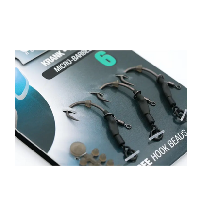 Korda Mont. Krank Microbarbed Nr.6 3buc/Pl
