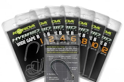 Korda Carlig Wide Gape Barbless Nr.6 10buc/Pl