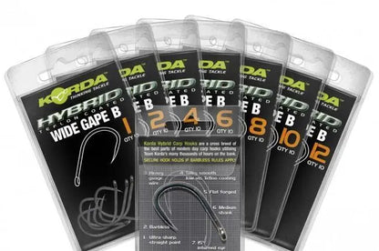 Korda Carlig Wide Gape Barbless Nr.2 10buc/Pl