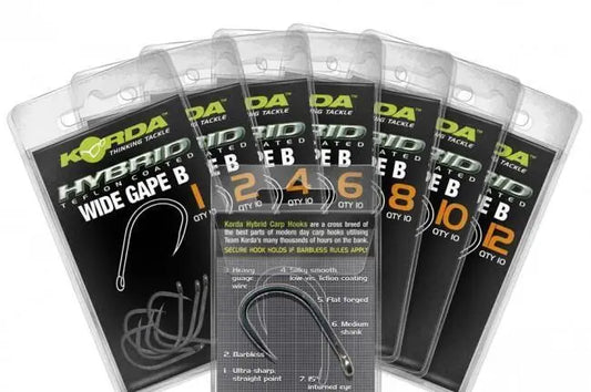 Korda Carlig Wide Gape Barbless Nr.2 10buc/Pl