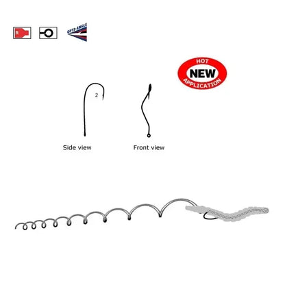Mustad Cirlig Rosu Slow Death.