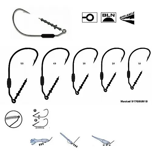 Mustad Cirlig Pentru Twister Power Lock Plusâ„¢.