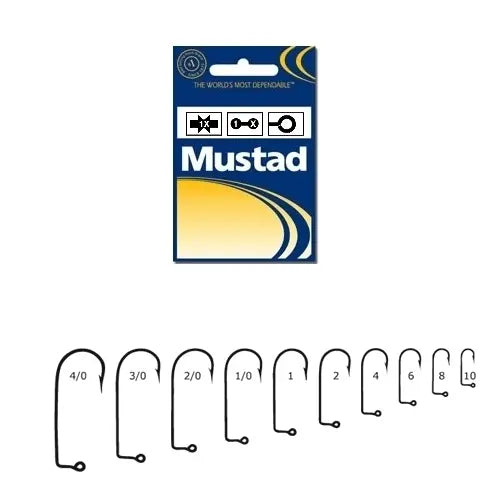 Mustad Cirlig Negru Ni Pentru Twister