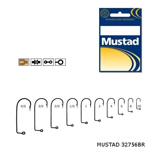 Mustad Cirlig Bronz Pentru Twister.