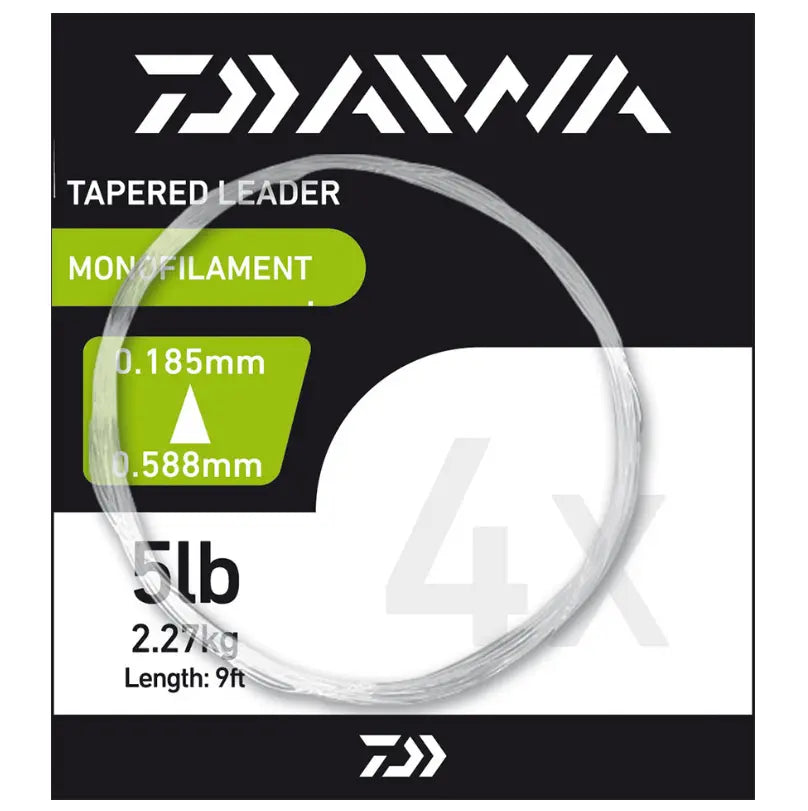 Fir Monofilament Daiwa Fir Tapered Mono Leader 0,54mm/5lb/0,185mm