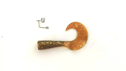 Vobler STRIKE PRO COADA DE SCHIMB PT. WOLF TAIL JR. MOTOR OIL GLITTER