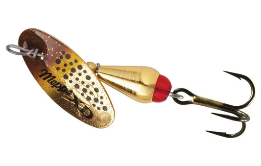Mepps Rotativa Tri Fluo 2,5g Galben/Brown 2,5g