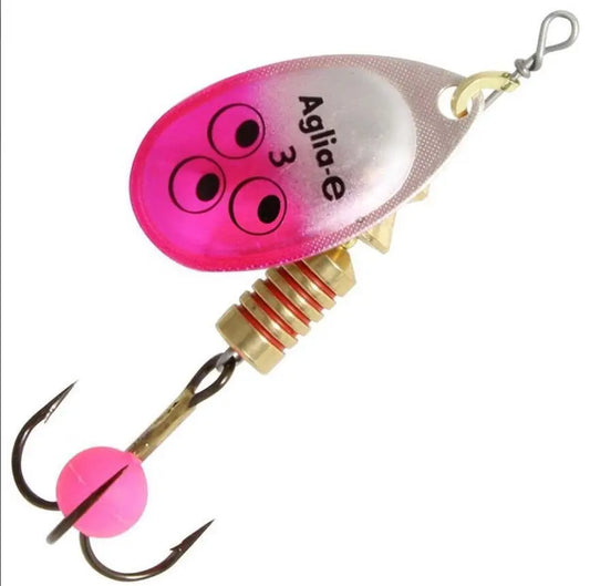 Mepps Rotativa E Brite 6,5g Argint/Pink
