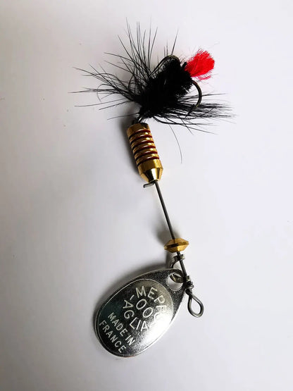 Mepps Lingurita Rotativa Mouche Noir 2,5g/Argint