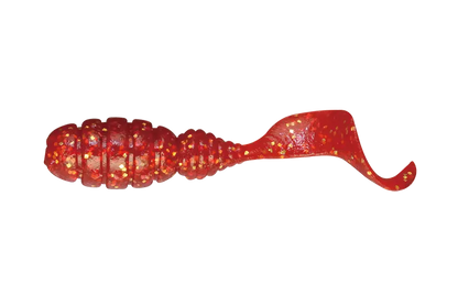 Jackall Vierme Goodmeal Grub 1,5inch Red Gold Flake 8buc/Pl