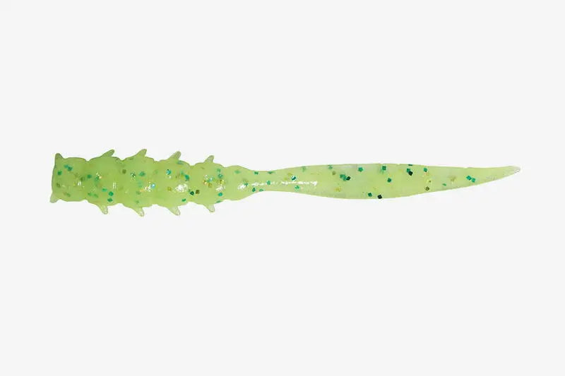 Jackall Vierme Good Meal Skinny 1.5inch Hot Lime/Glow Chartreuse 8buc/Pl