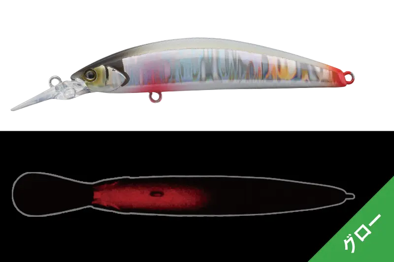 Jackall Vobler Tricoroll Gt 72md-F 7,2cm/6,6g Ecchu Ukimizu White Back