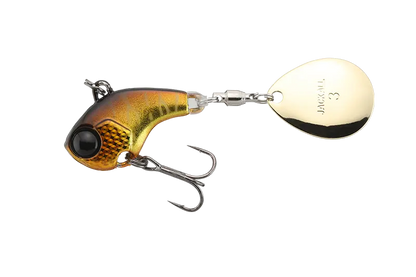Jackall Spinner Deracoup 3/8oz Silver Powder Gold&amp;black