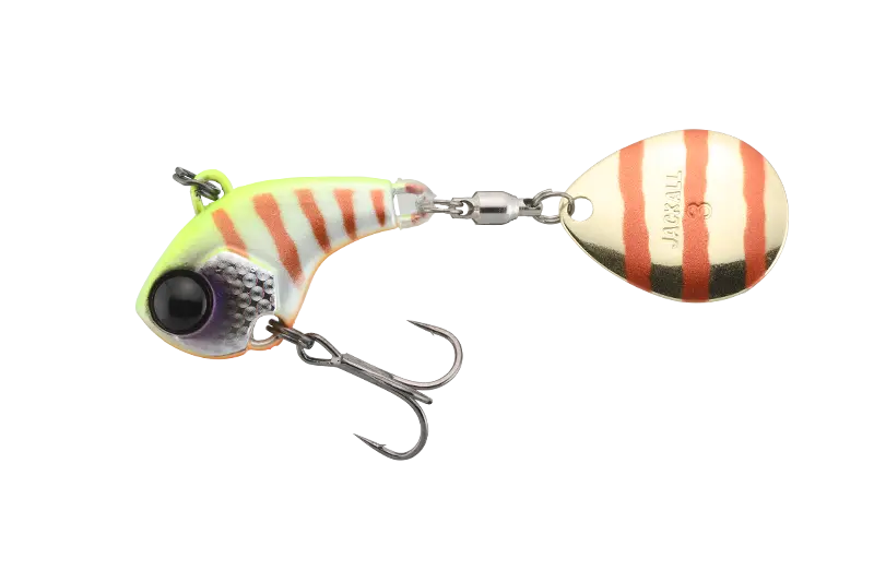 Jackall Spinner Deracoup 1/4oz Chart. Back Bluegill Stripe