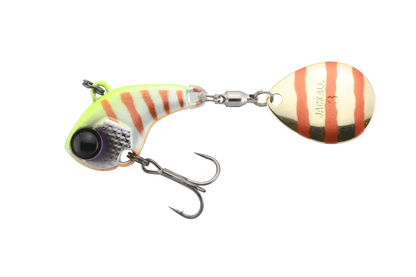 Jackall Spinner Deracoup 1/4oz Chart. Back Bluegill Stripe