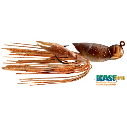 Live Target Hollow Crawfish Jig 4cm/11g 723 Natural/Brown