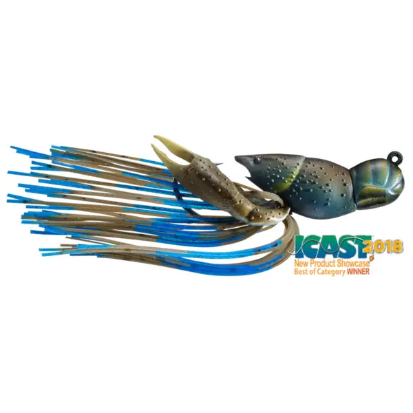 Live Target Hollow Crawfish Jig 4,5cm/14g 147 Mud/Blue