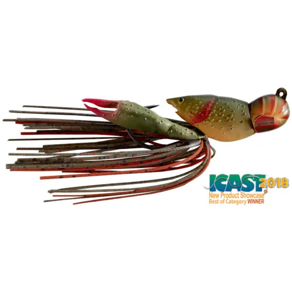 Live Target Hollow Crawfish Jig 4,5cm/14g 144 Brown/Red