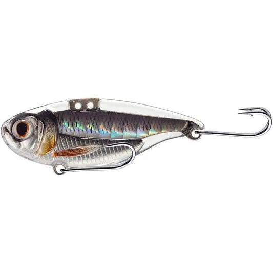 Live Target Cicada Sonic Shad Blade Bait 5,5cm/14g Silver/Black