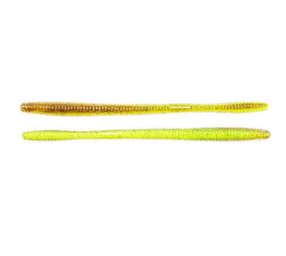 Live Target Straight Worm 11,4cm/11,4g Chart/Brown 10buc/Pl