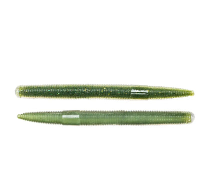 Live Target Stick Worm 12,5cm/12,7g Green/Cream 8buc/Pl