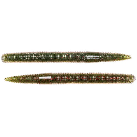 Live Target Stick Worm 10,2cm/10g Green/Red 8buc/Pl