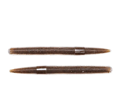 Live Target Stick Worm 10,2cm/10g Brown/Black 8buc/Pl