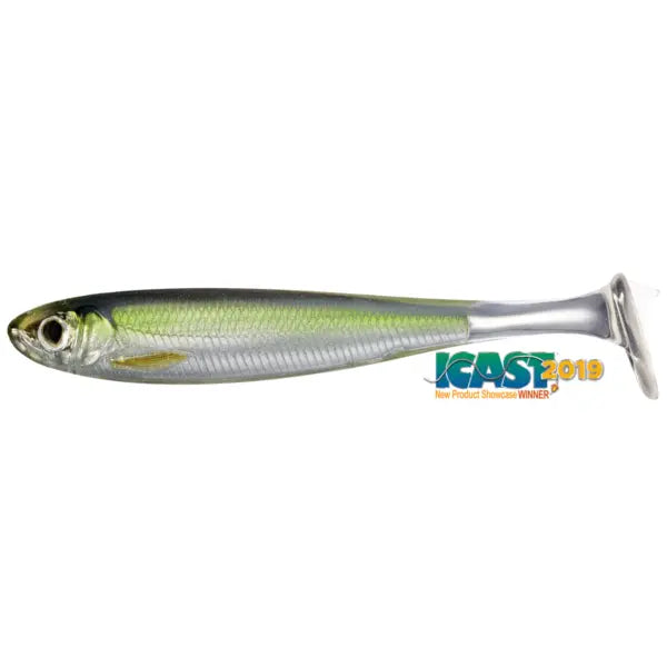 Live Target Slowroll Shiner Paddle Tail 12,5cm 952 Silver/Green